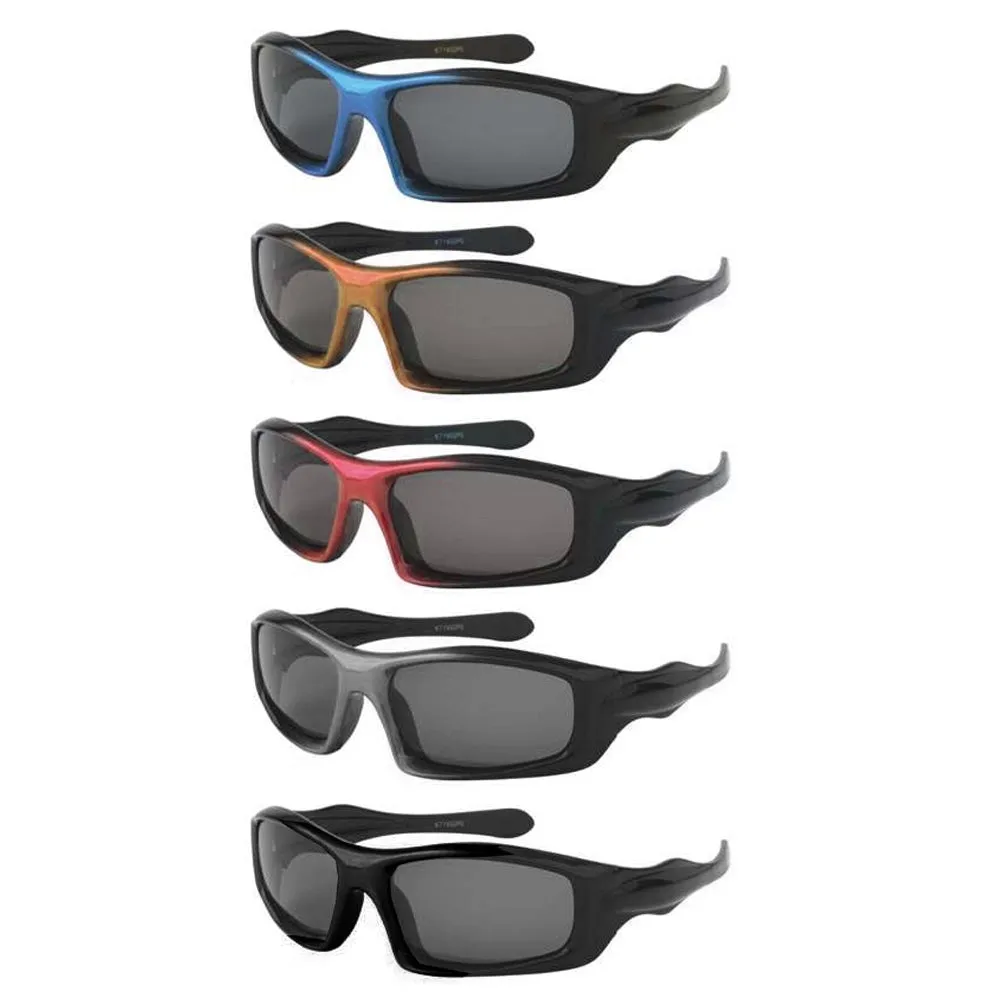 4 Pc Kids Sport Wrap Frame Sunglasses Polarized Baby Toddler Boys Girls Glasses