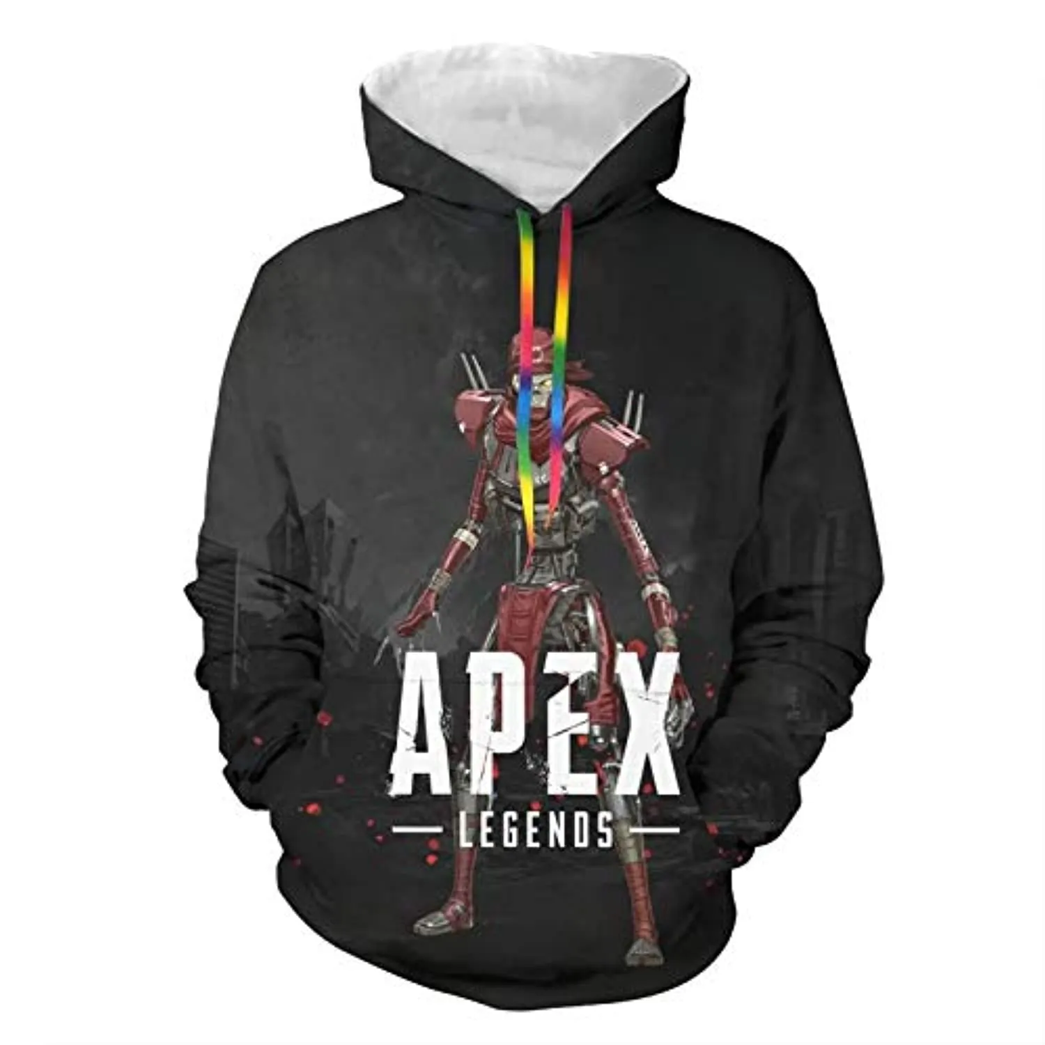 Apex Legends Hoodies - Revenant Fashion 3D Print Drawsrting Pullover Gaming Hoodie