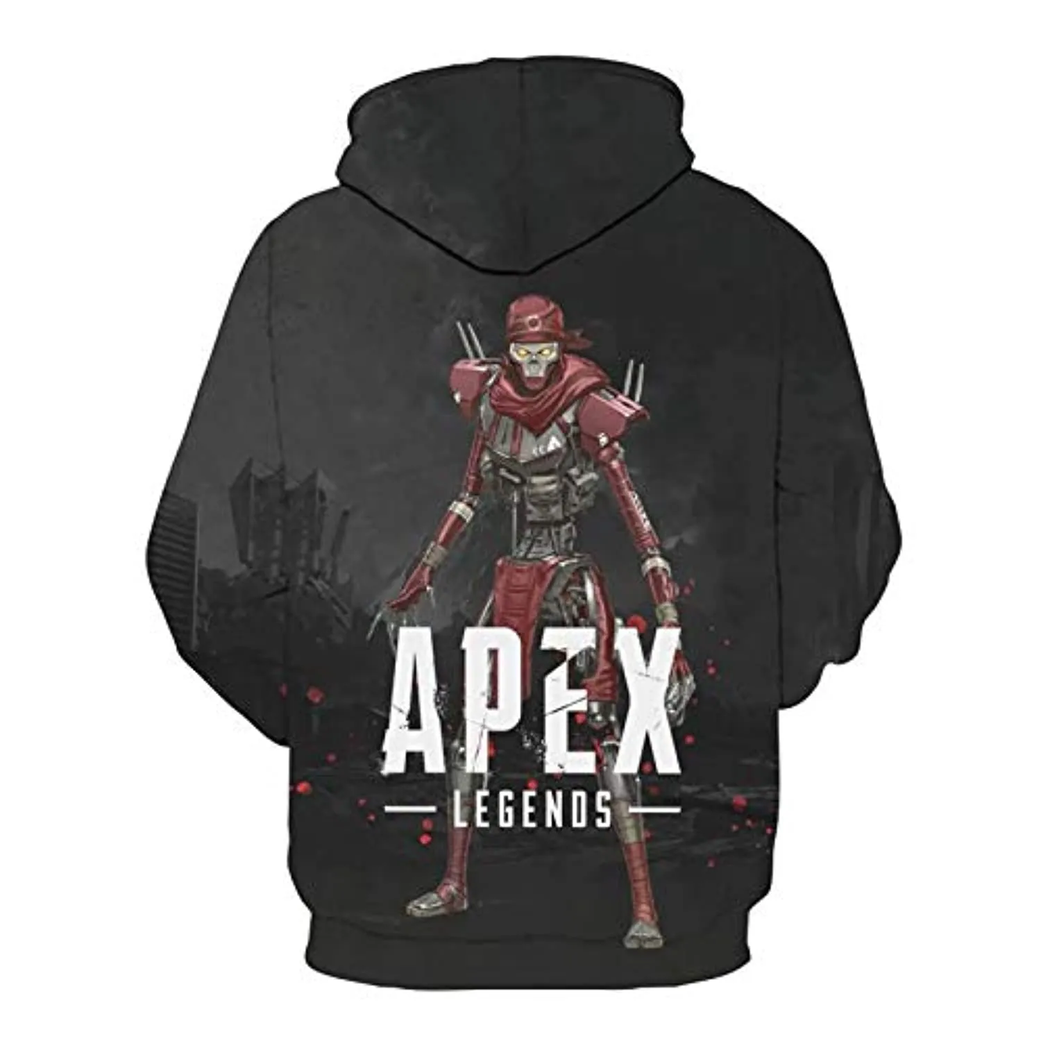Apex Legends Hoodies - Revenant Fashion 3D Print Drawsrting Pullover Gaming Hoodie