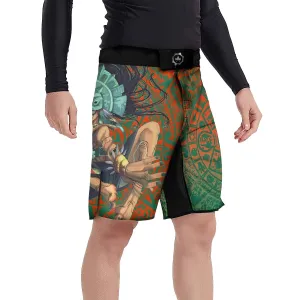 Aztec Iguana Warrior Fight Shorts