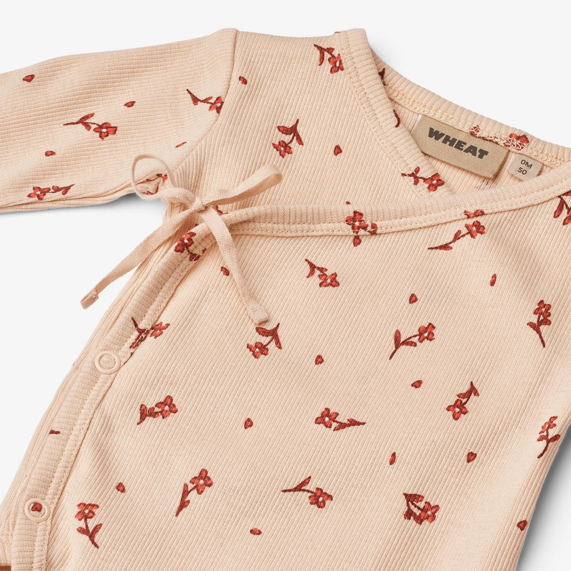Body Wraparound L/S Chia - rose water flowers
