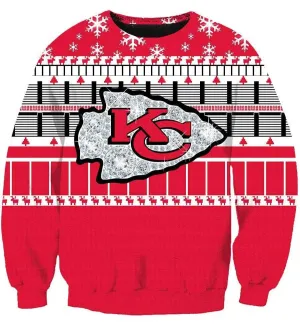 Christmas Kansas City Chiefs Sweatshirts - Red Sweatshirt