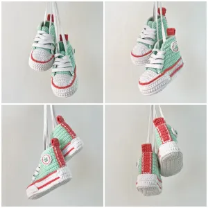 Crochet pattern Baby Shoe, US standard terms, Skill level beginner