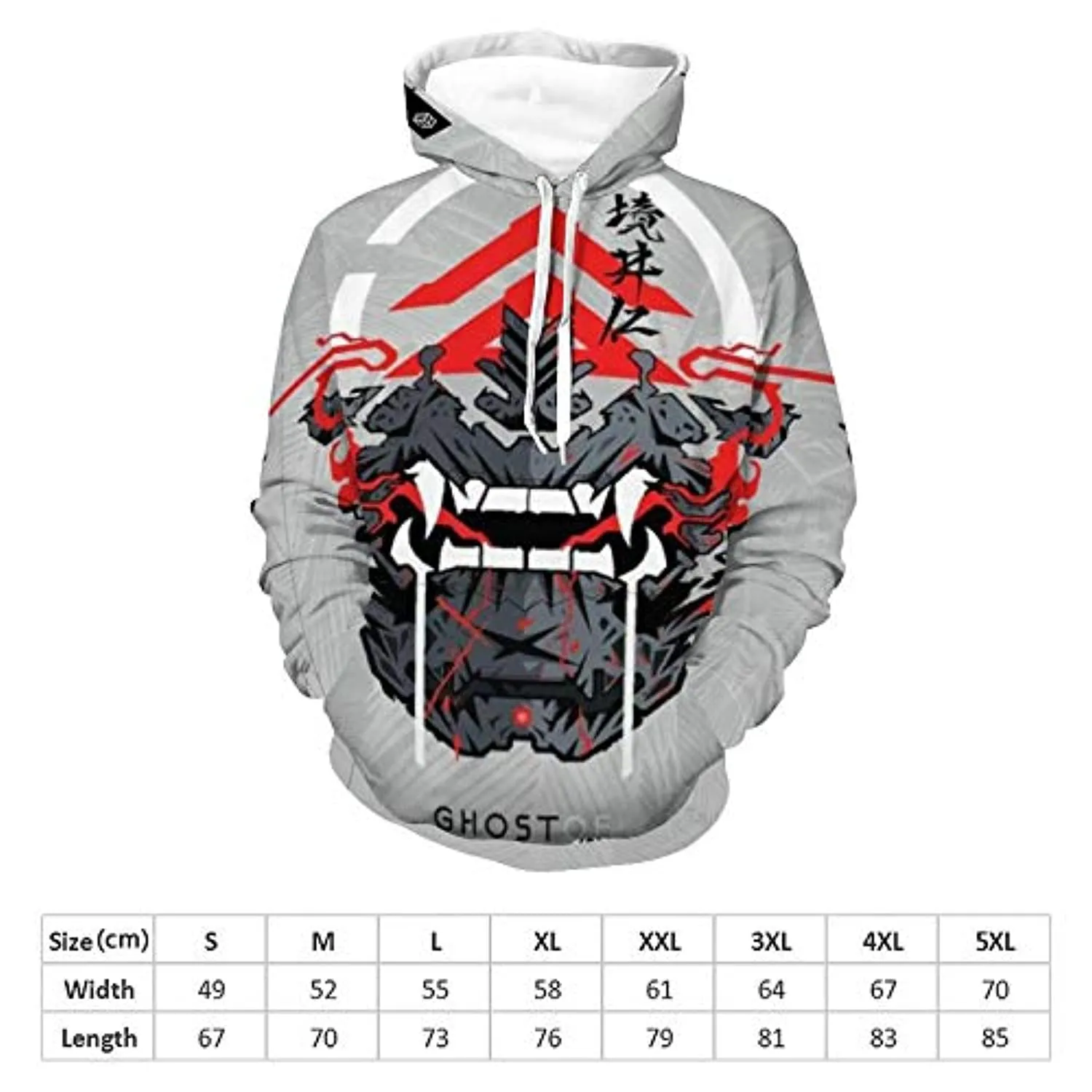 Ghost of Tsushima Hoodies - Jin Sakai 3D Hooded Pullover Jumper