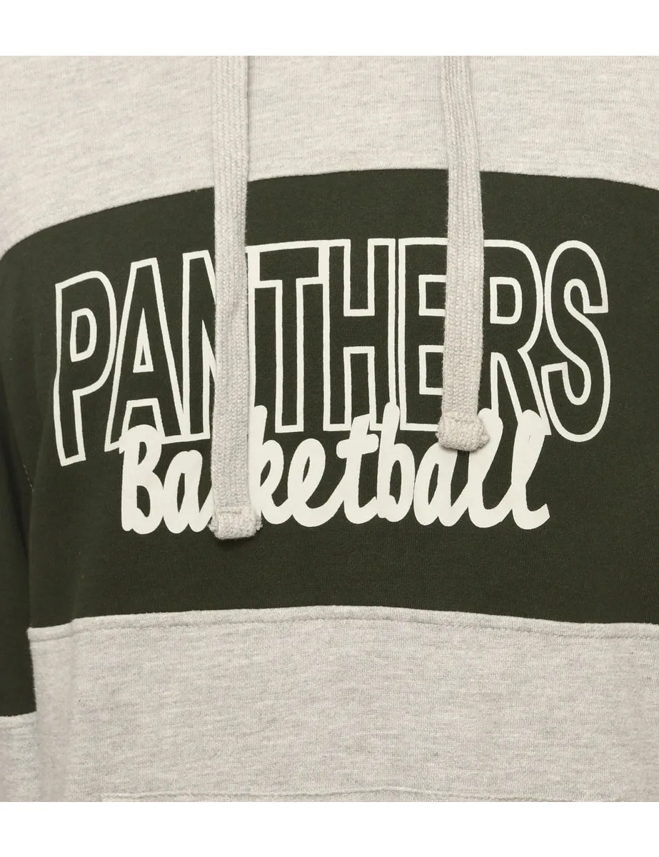 Grey Panthers Hooded Sports Sweatshirt - XXL