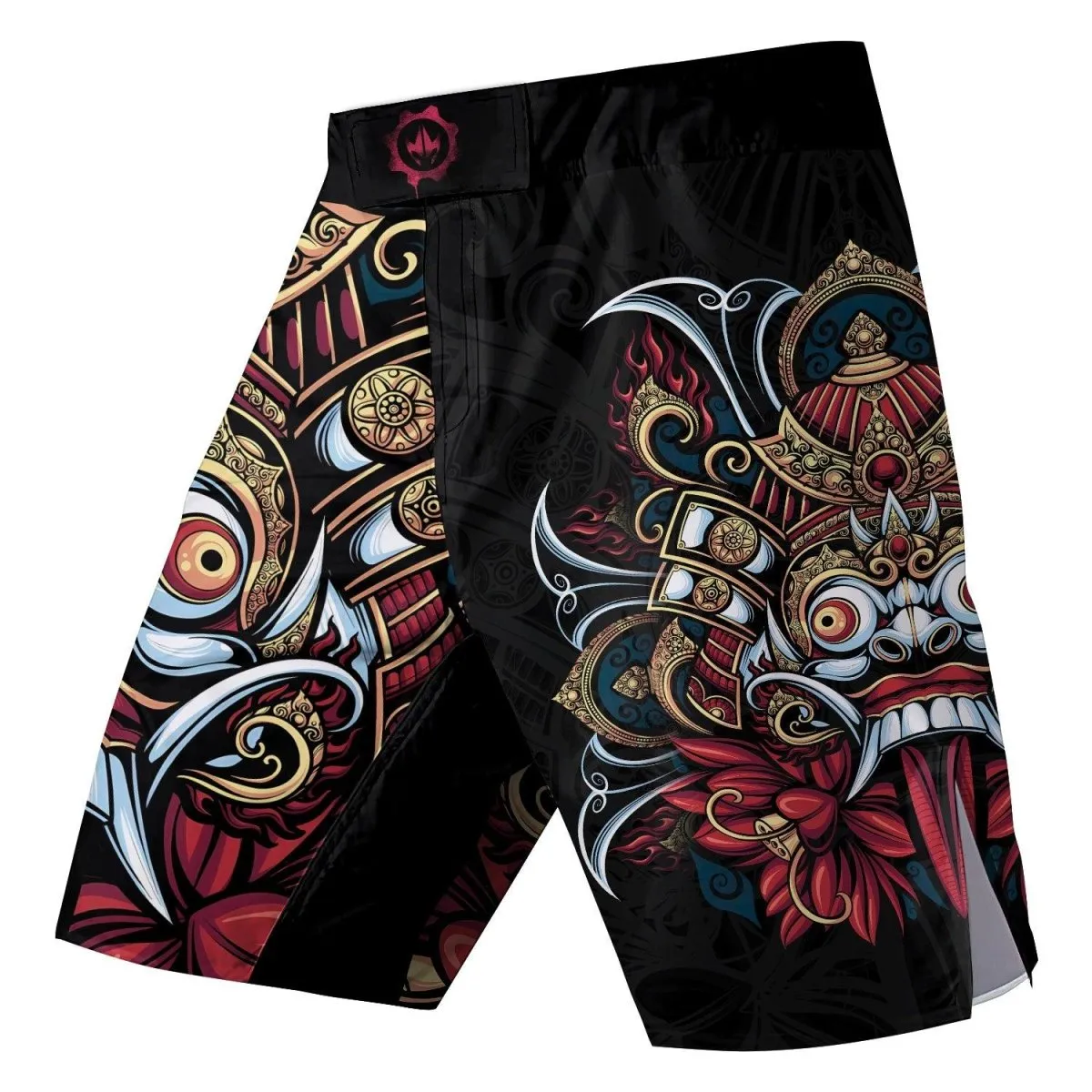 Japanese Weird Samurai Helmet Fight Shorts
