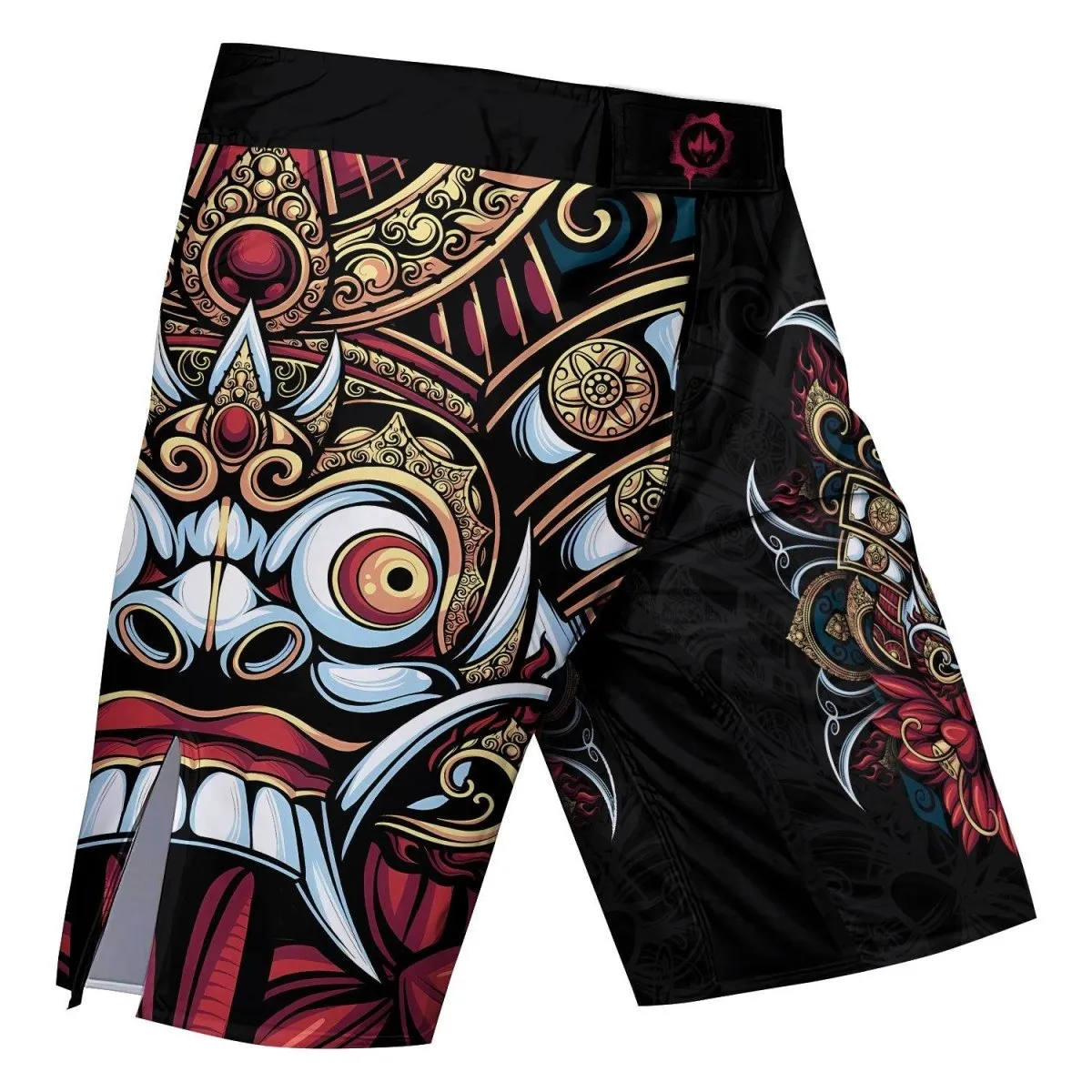 Japanese Weird Samurai Helmet Fight Shorts