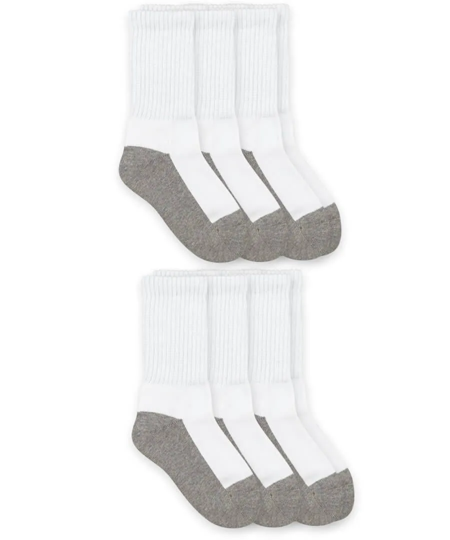 Jefferies 6pk Smooth Toe Sport Crew Socks