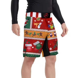 Jiu Jitsu Christmas Fight Shorts