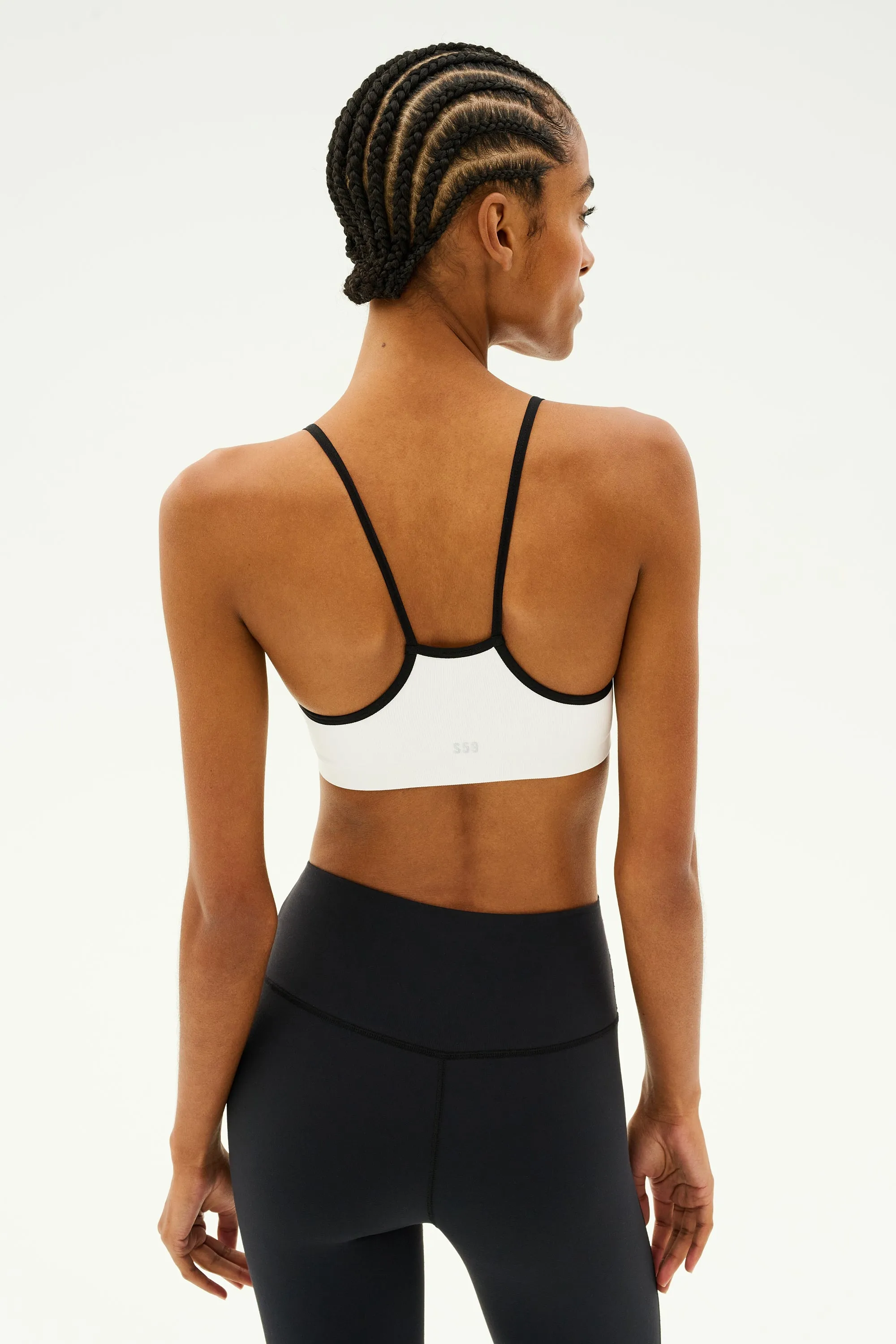 Loren Seamless Bra - White/Black