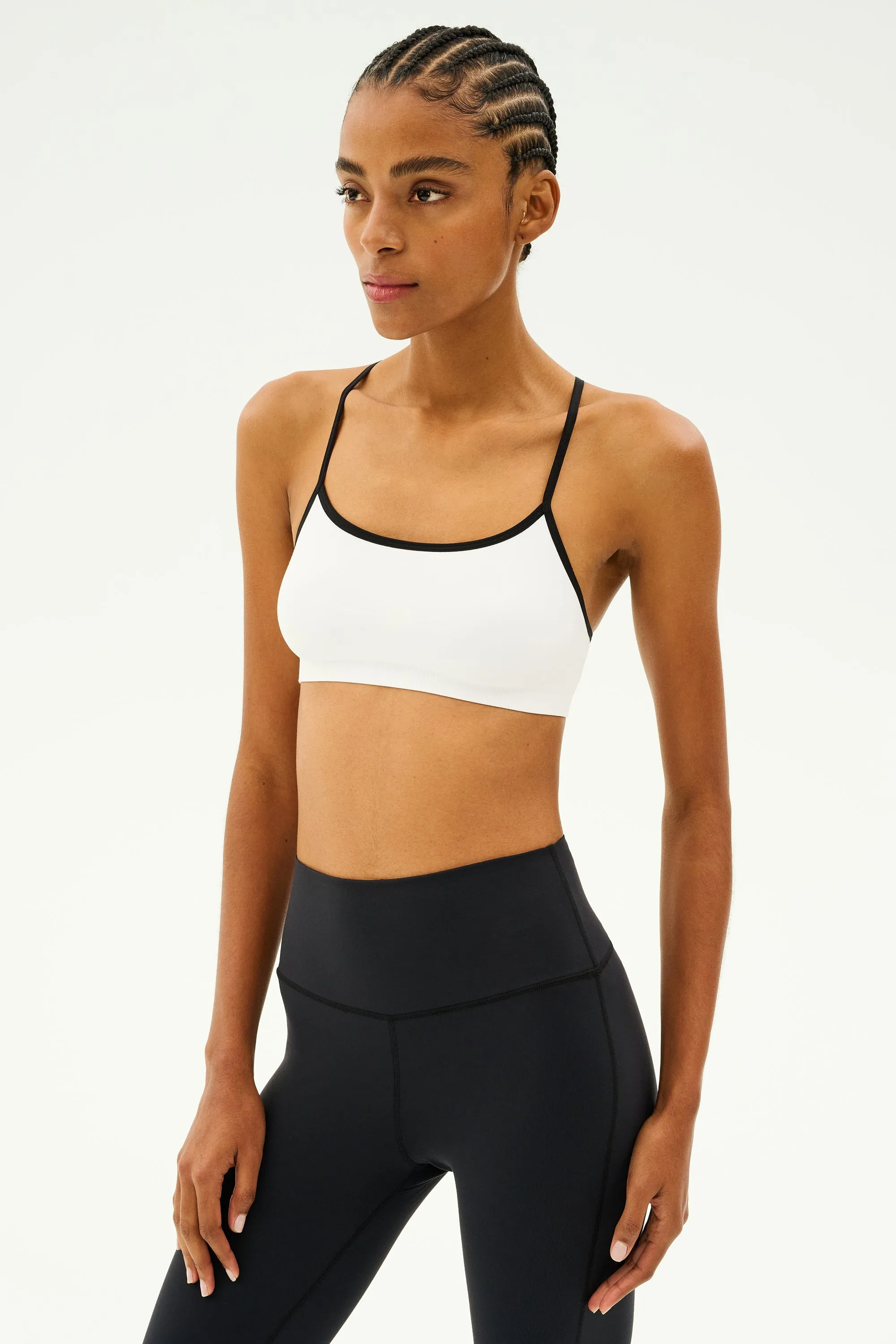 Loren Seamless Bra - White/Black