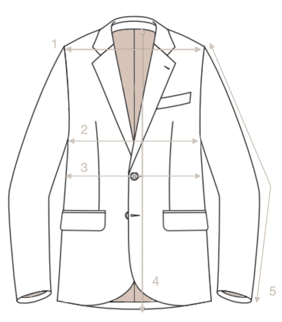 Lund & Lund - Navy Super 130's Wool Sports Jacket 54