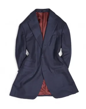 Lund & Lund - Navy Super 130's Wool Sports Jacket 54