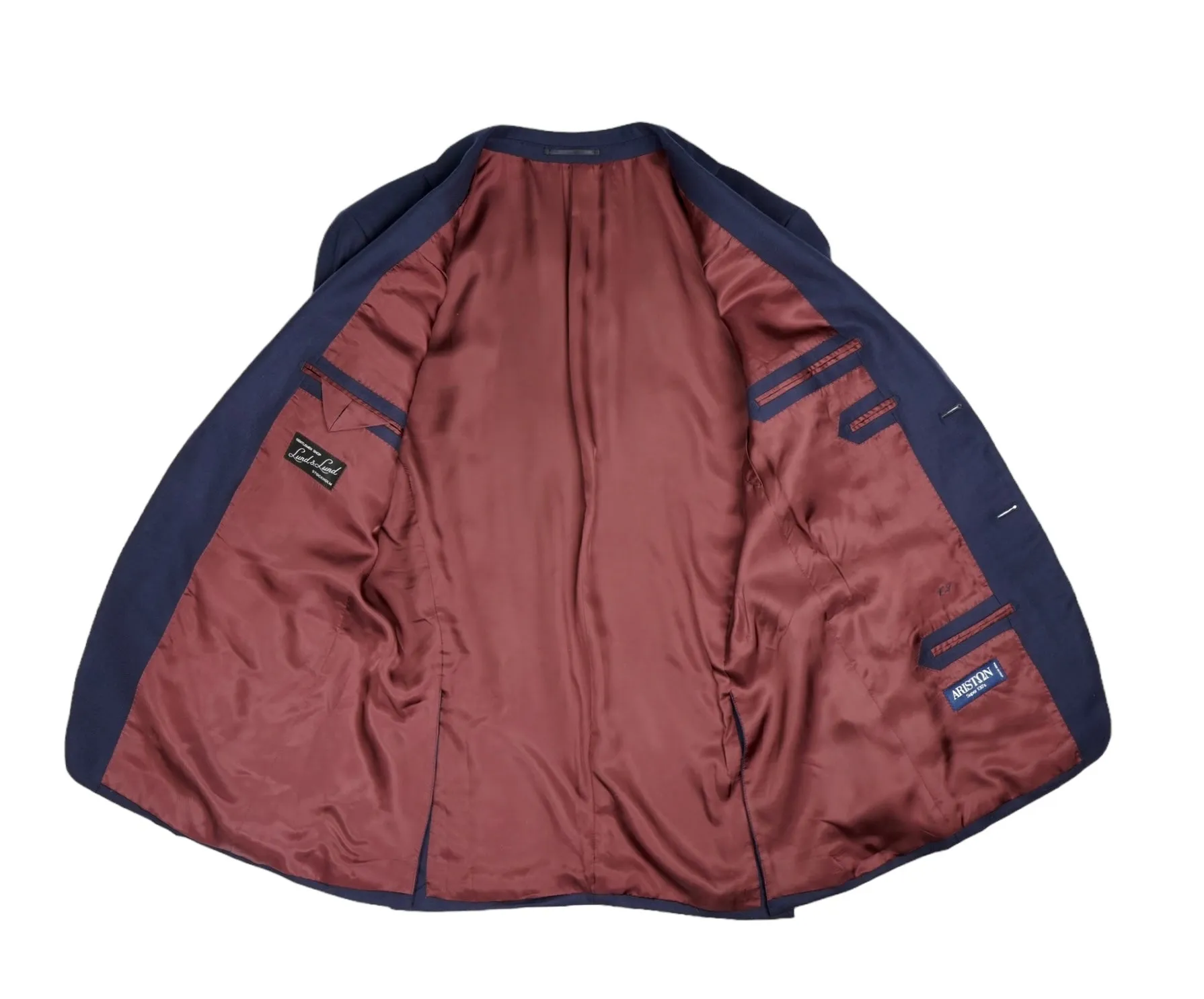 Lund & Lund - Navy Super 130's Wool Sports Jacket 54