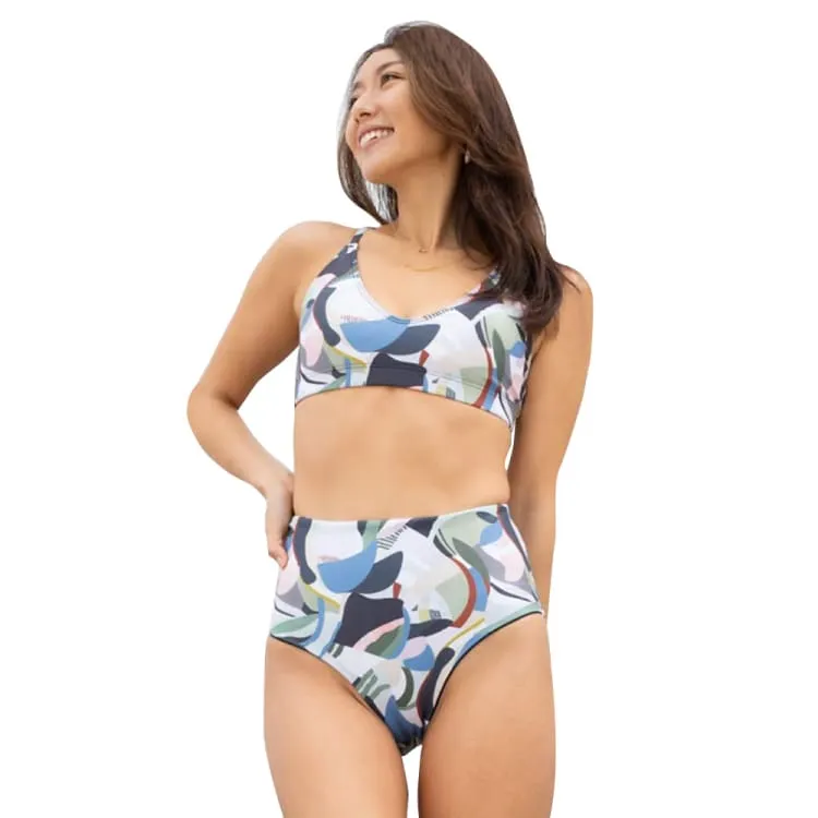 Maka-Hou Women High Waist Bikini Panties-MULTI (Japanese Brand)