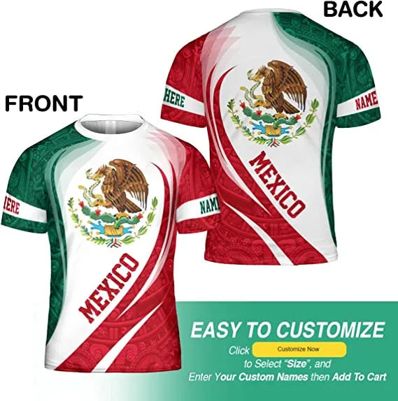 Mexico Shirt, Personalized Mexican Hoodie, Custom Mexico Hoodie, Mexico Soccer Jersey Custom Hoodies