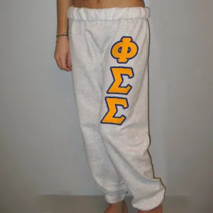 Phi Sigma Sigma Sorority Sweatpants - TWILL