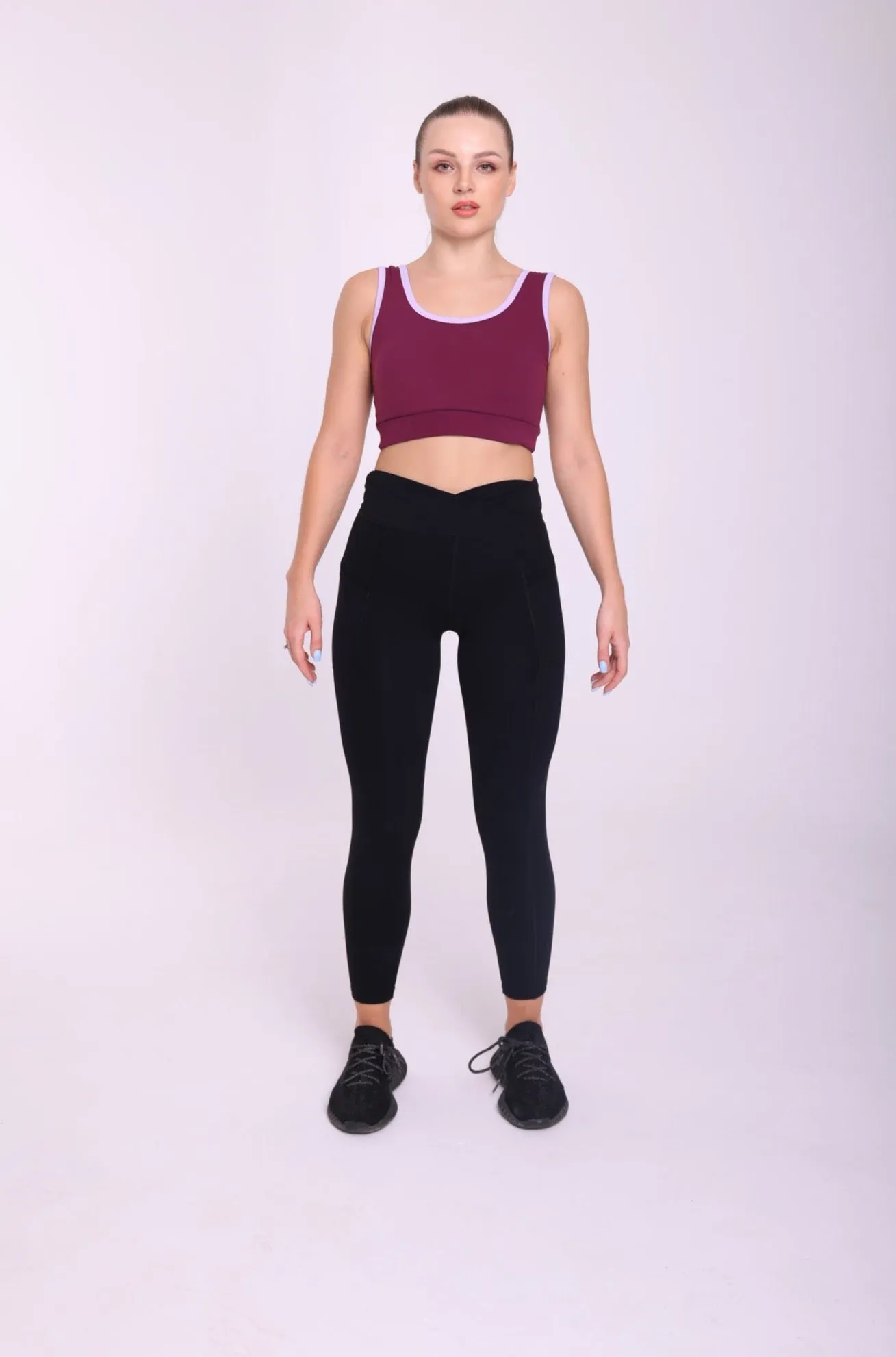 Plum/Black Co-Ord Set