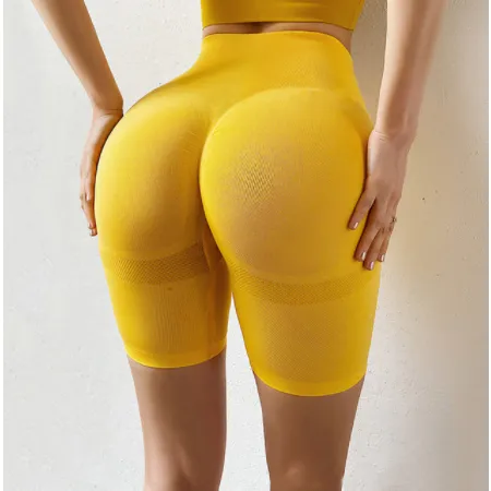 Sexy Seamless  Women Yoga/Running Booty & Tummy Control Gym  Shorts