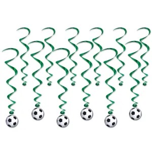 Soccer Ball Party Whirls (12 per Package)
