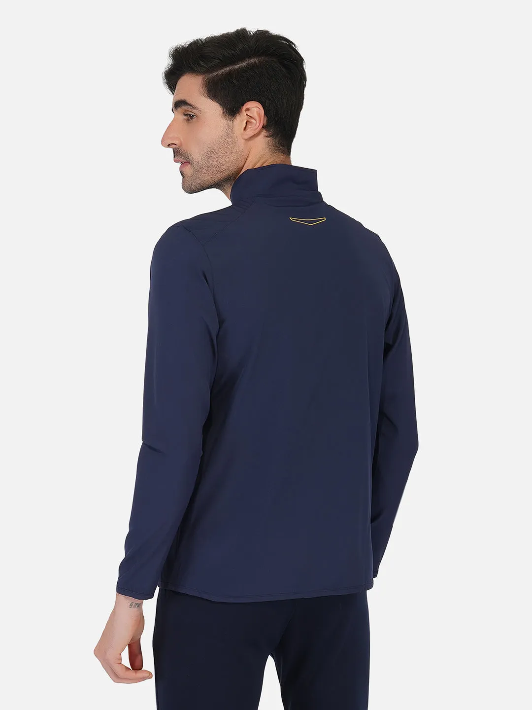 Sports Jacket Apparel Men NS Lycra  Navy Blue RWM6027