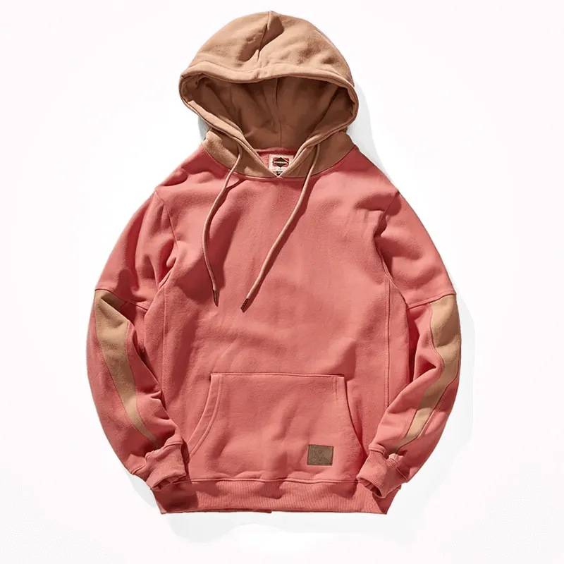 Sports Loose Padded Thickened Sweatshirt with Drawstring Hood - SF1564