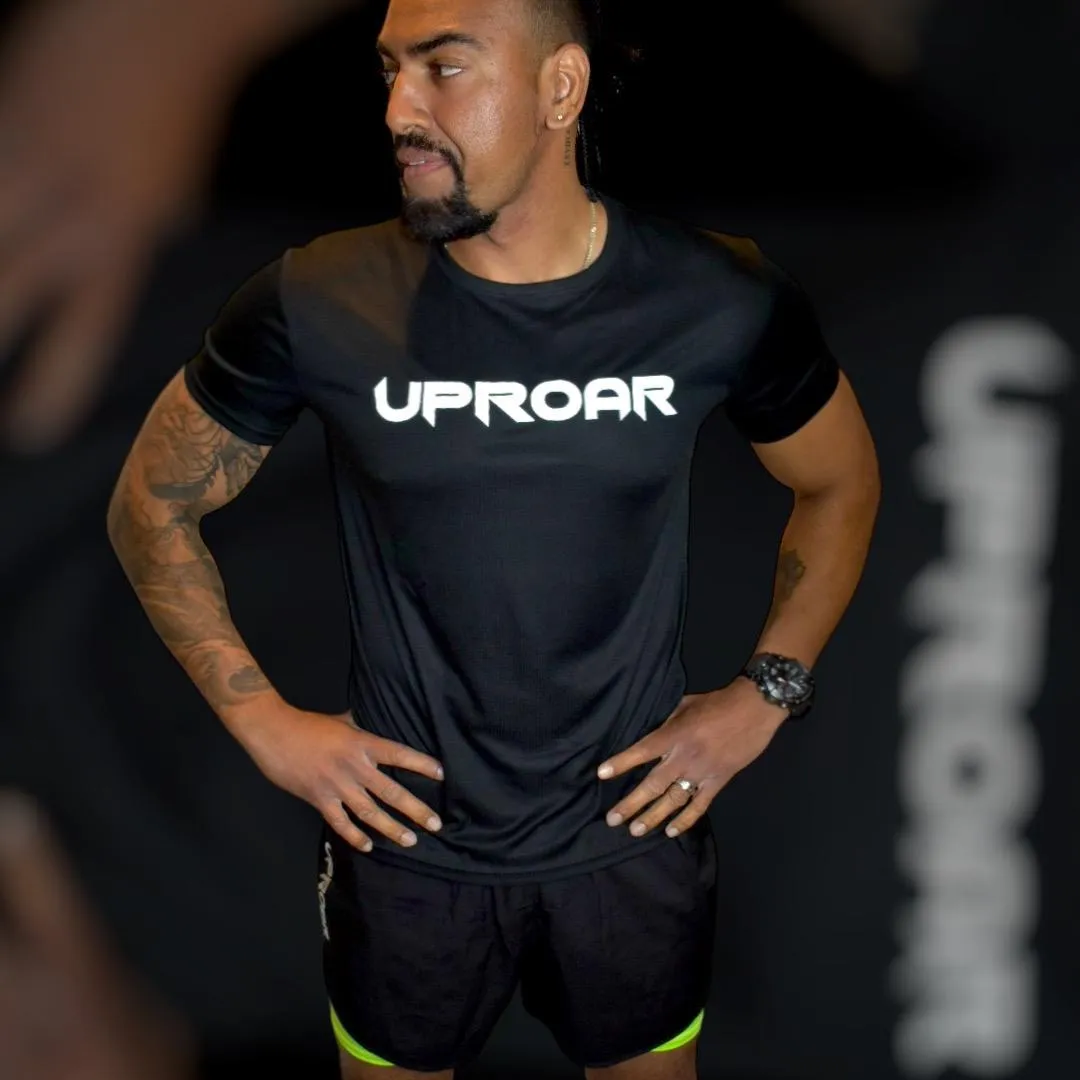 Sports Short Sleeve UPROAR Tee Black
