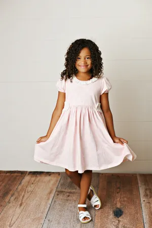 Swoon Baby Clothing Pretty Pink Ribbons & Bows Gwen Tab Dress